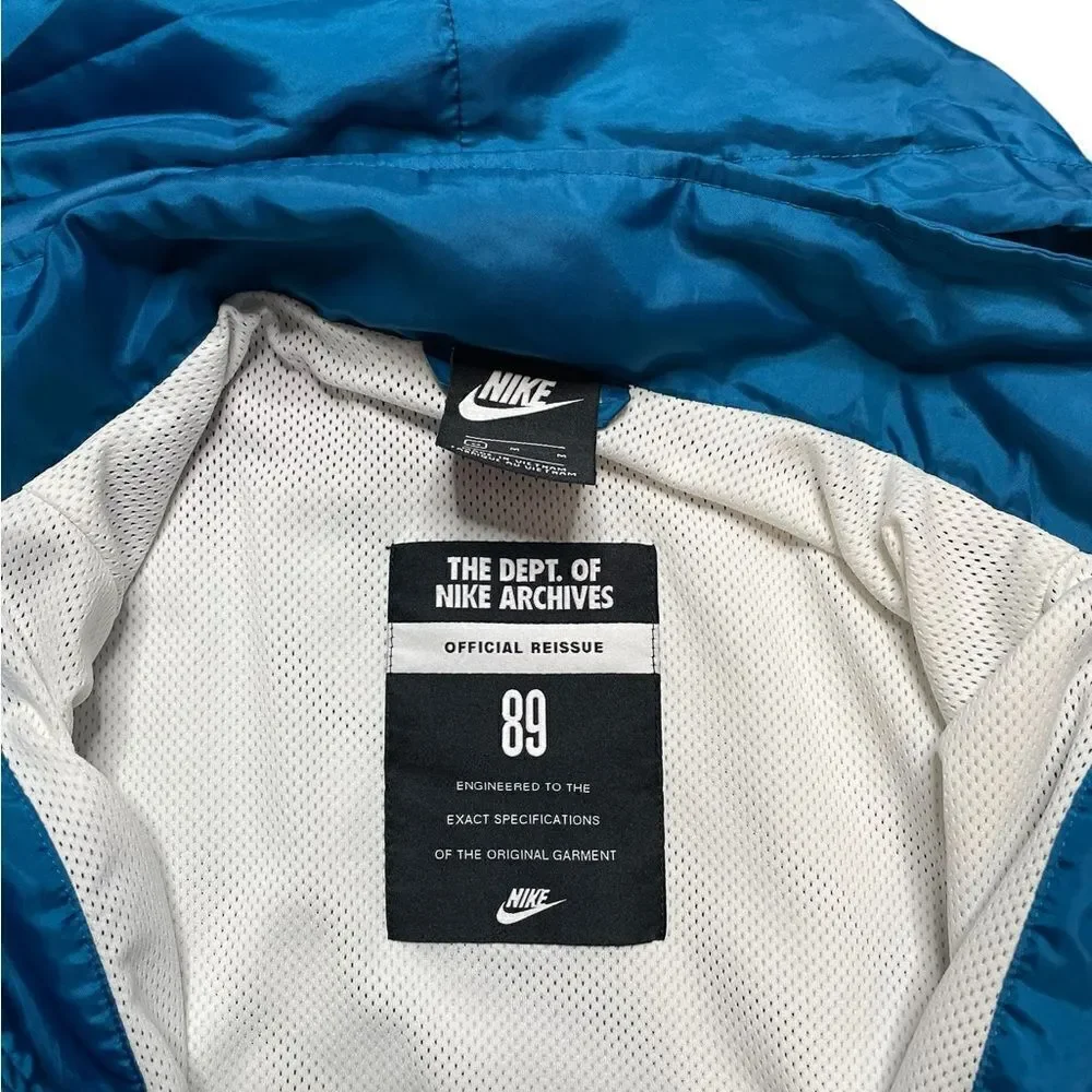 NIKE Official Archive 89 Reissue Colorblock Windbreaker Jacket Size Medium